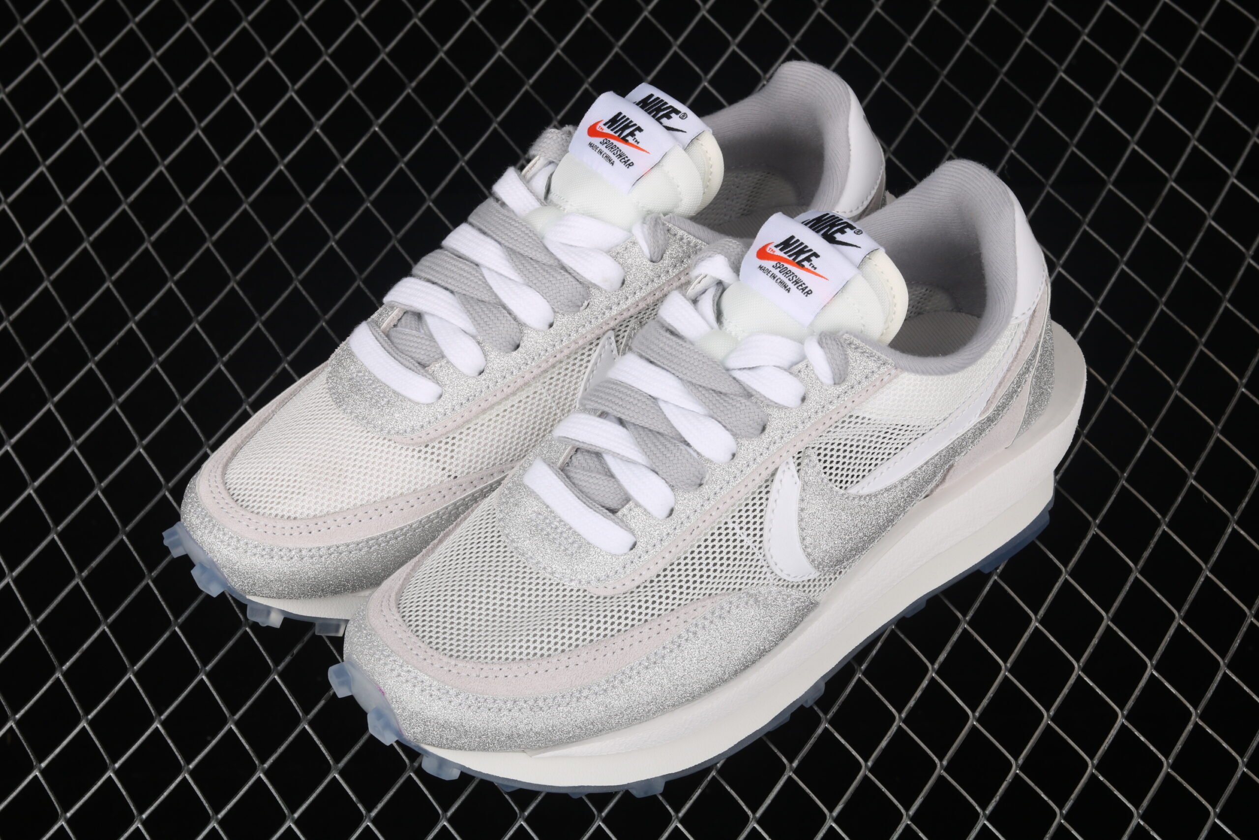 Sacai x Nk LVD Waffle Daybreak, White Bright White