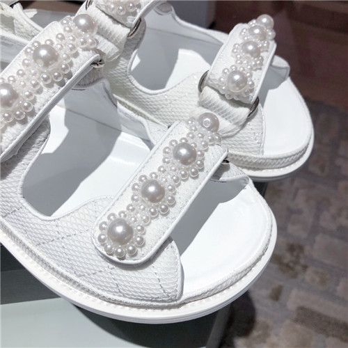 Ch**el flat beach shoes sandals