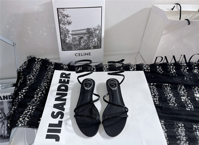 rene caovilla cleo flat sandals