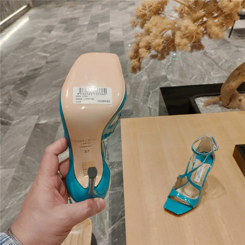 J1m*y Ch00 heeled satin sandals