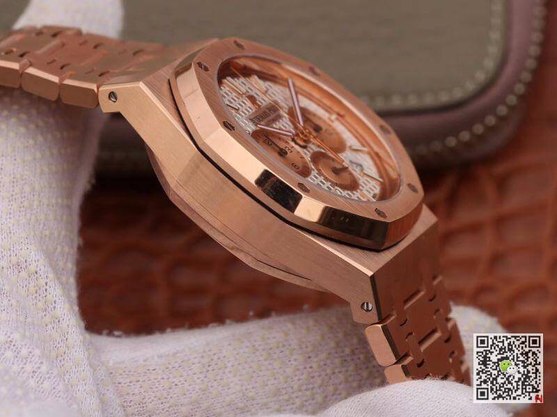 Replica Audemars P1g*et Royal Oak Chronograph 26331OR.OO.1220OR OM Factory 1:1 Best Edition Swiss ETA7750 White Dial