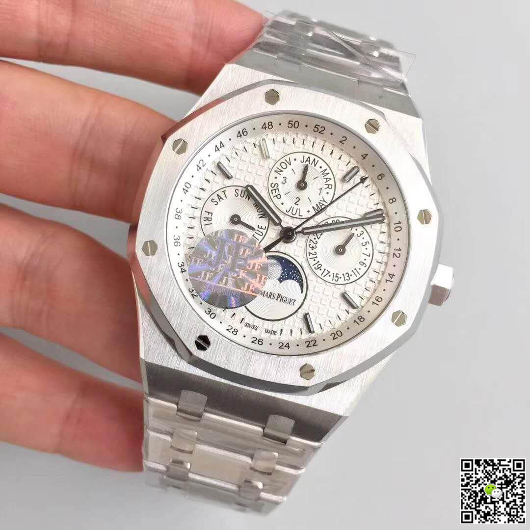 Replica Audemars P1g*et Royal Oak Perpetual Calendar 41 26574ST.OO.1220ST.01 JF Factory 1:1 Best Edition Swiss ETA5134