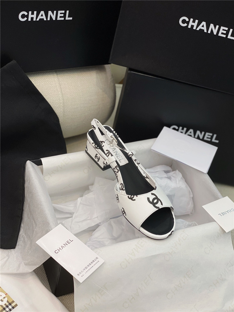 Ch**el flat cutout sandals