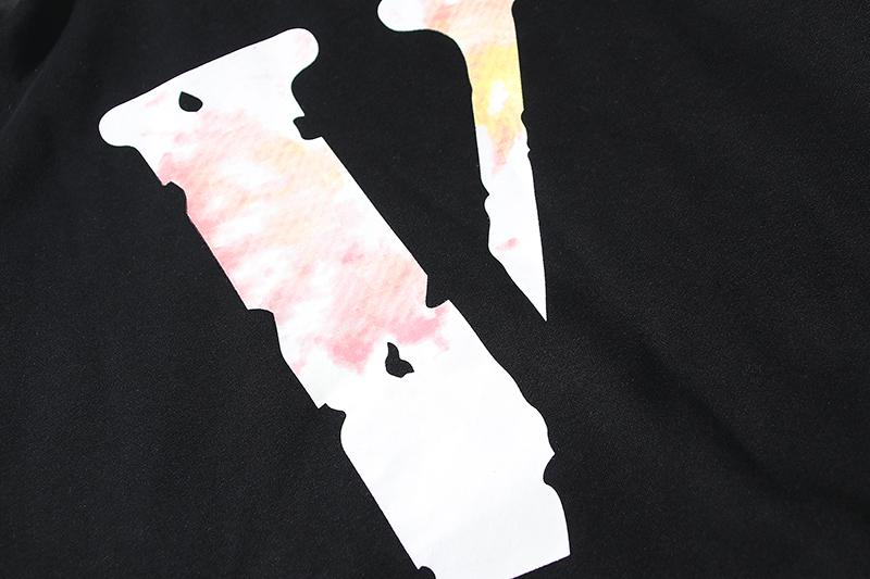 Vlone x Friends Staple Big v PLUS thickening Black Hoodie