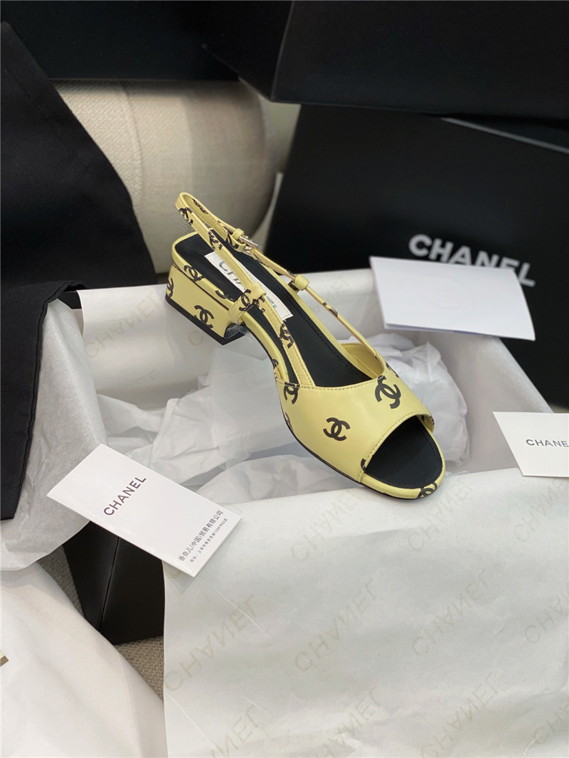 Ch**el flat cutout sandals