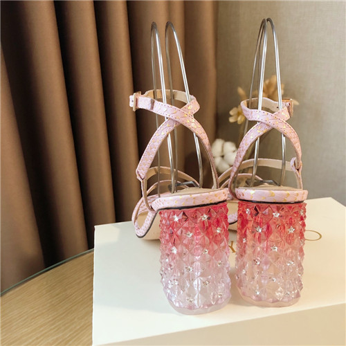 J1m*y Ch00 block heels sandals