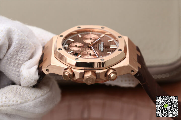 Replica Audemars P1g*et Royal Oak Chronograph 26331OR.OO.D821CR.01 1:1 Best Edition OM Factory Rose Gold