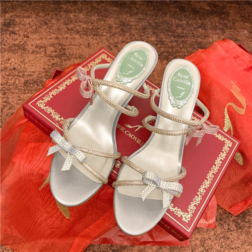 rene caovilla heel sandals