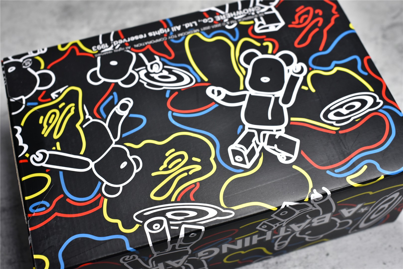 A Bathing Ape Bape Sta x Medicom Toy Bearbrick Camo Black