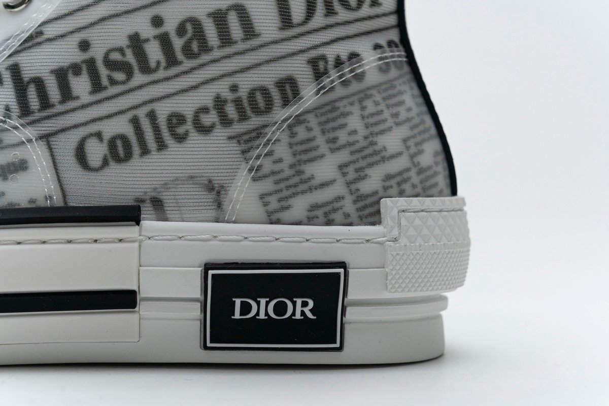 Converse Dupes D10r B23 Oblique Transparency High H565 White Black