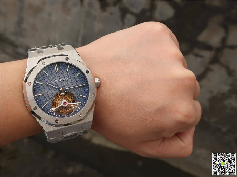 Replica Audemars P1g*et Royal Oak Tourbillon 26510IP.OO.1220IP.01 1:1 Best Edition R8 Factory Blue Gradient Dial
