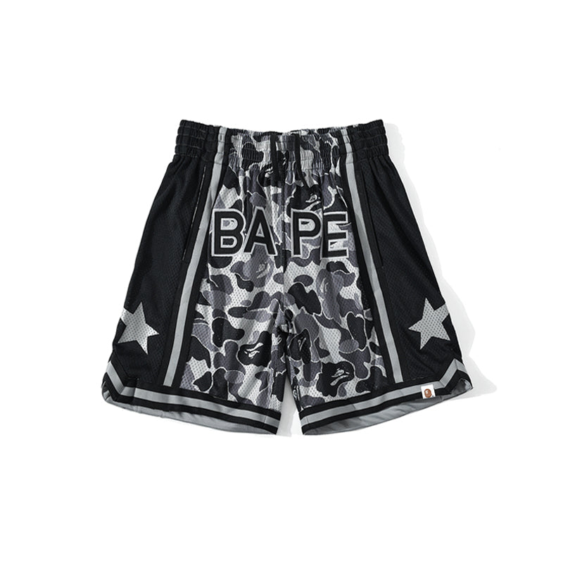 BAPE APE Shorts Camo Blue Red Green Black Pants HDCP8760