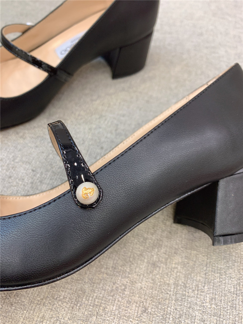 J1m*y Ch00 New Thick Heel Mary Jane Shoes