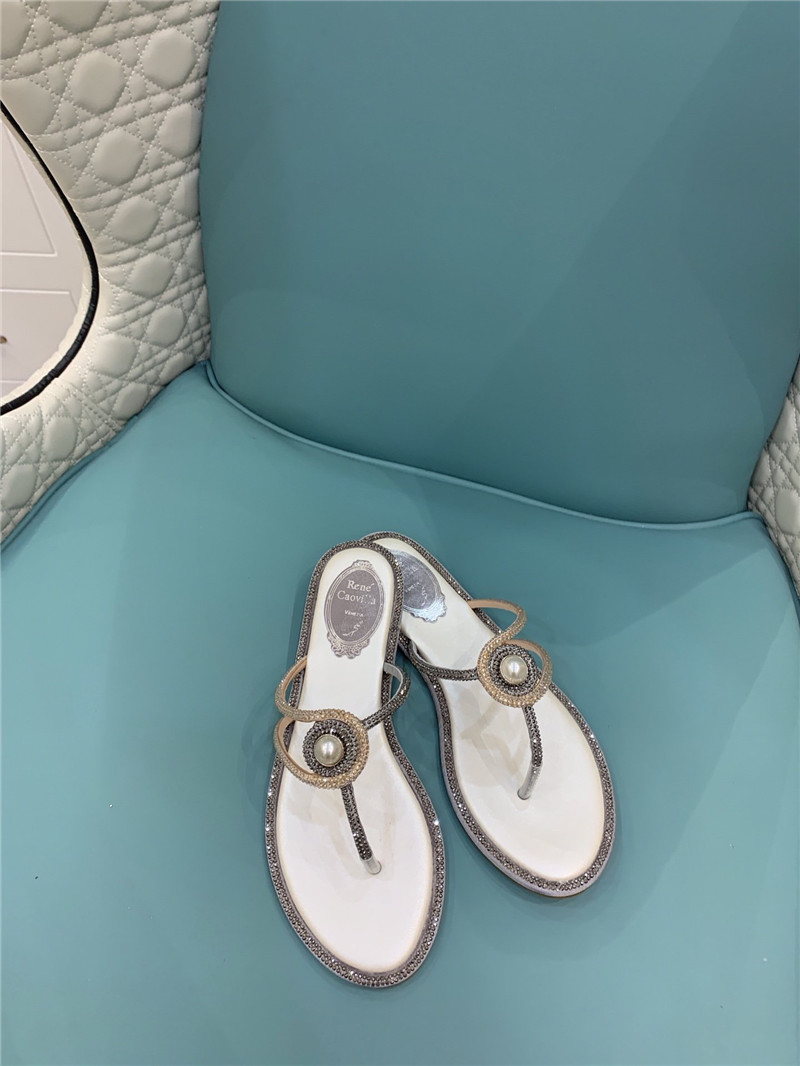 René Caovilla slippers sandals