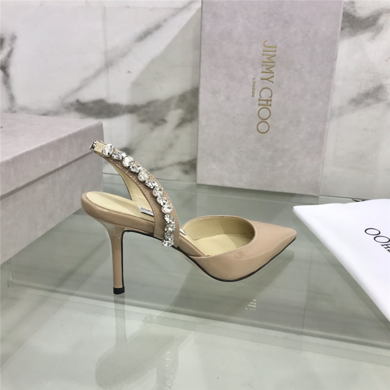 J1m*y Ch00 Pearl Heels Dupe rhinestone heeled sandals