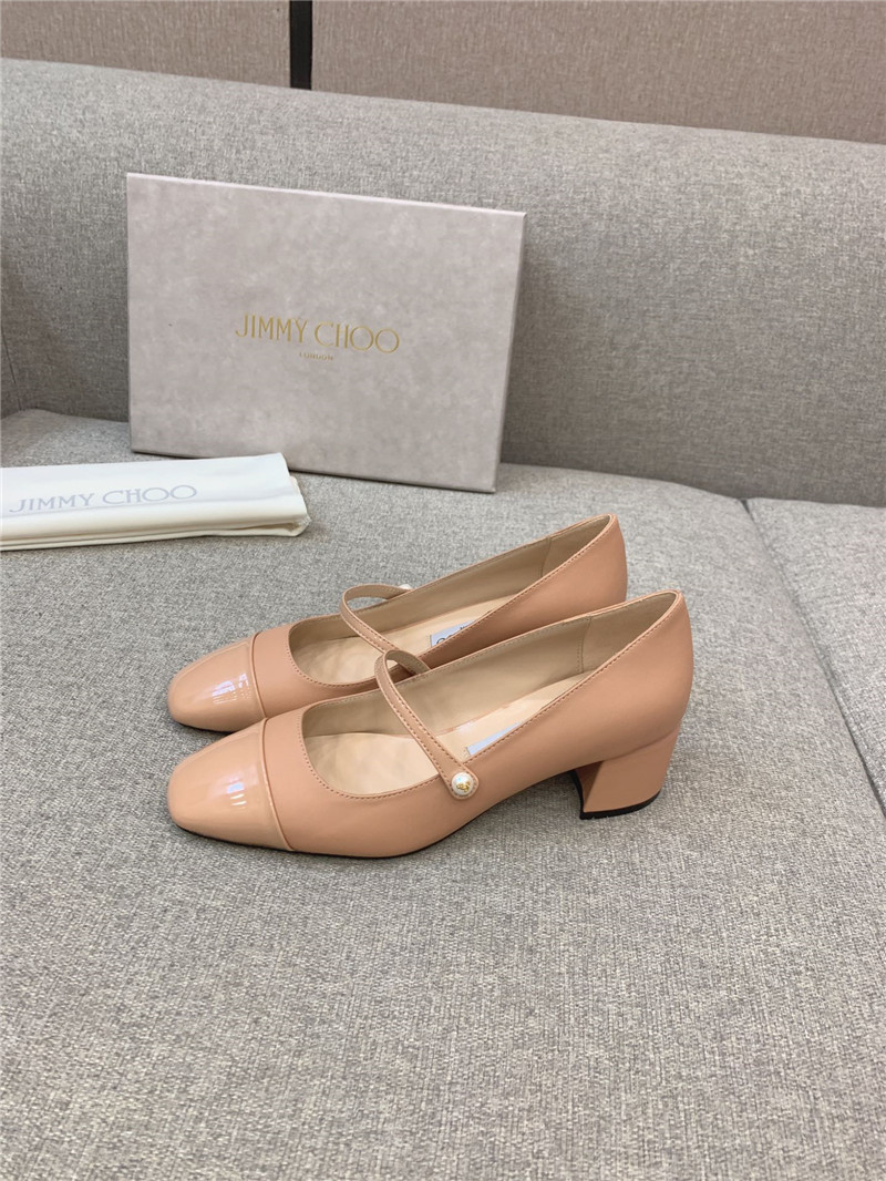 J1m*y Ch00 New Thick Heel Mary Jane Shoes