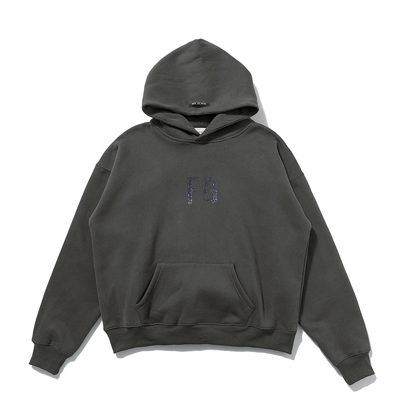 Fear of God FG Rhinestone Hoodie J8057
