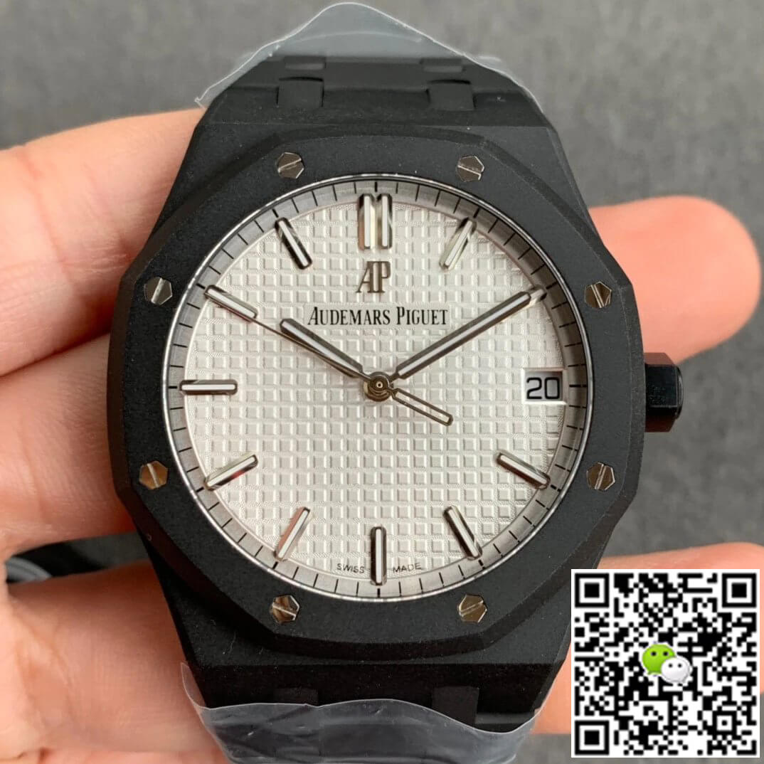 Audemars P1g*et Replica 15500 DLC Version 1:1 Best Edition ZF Factory White Dial