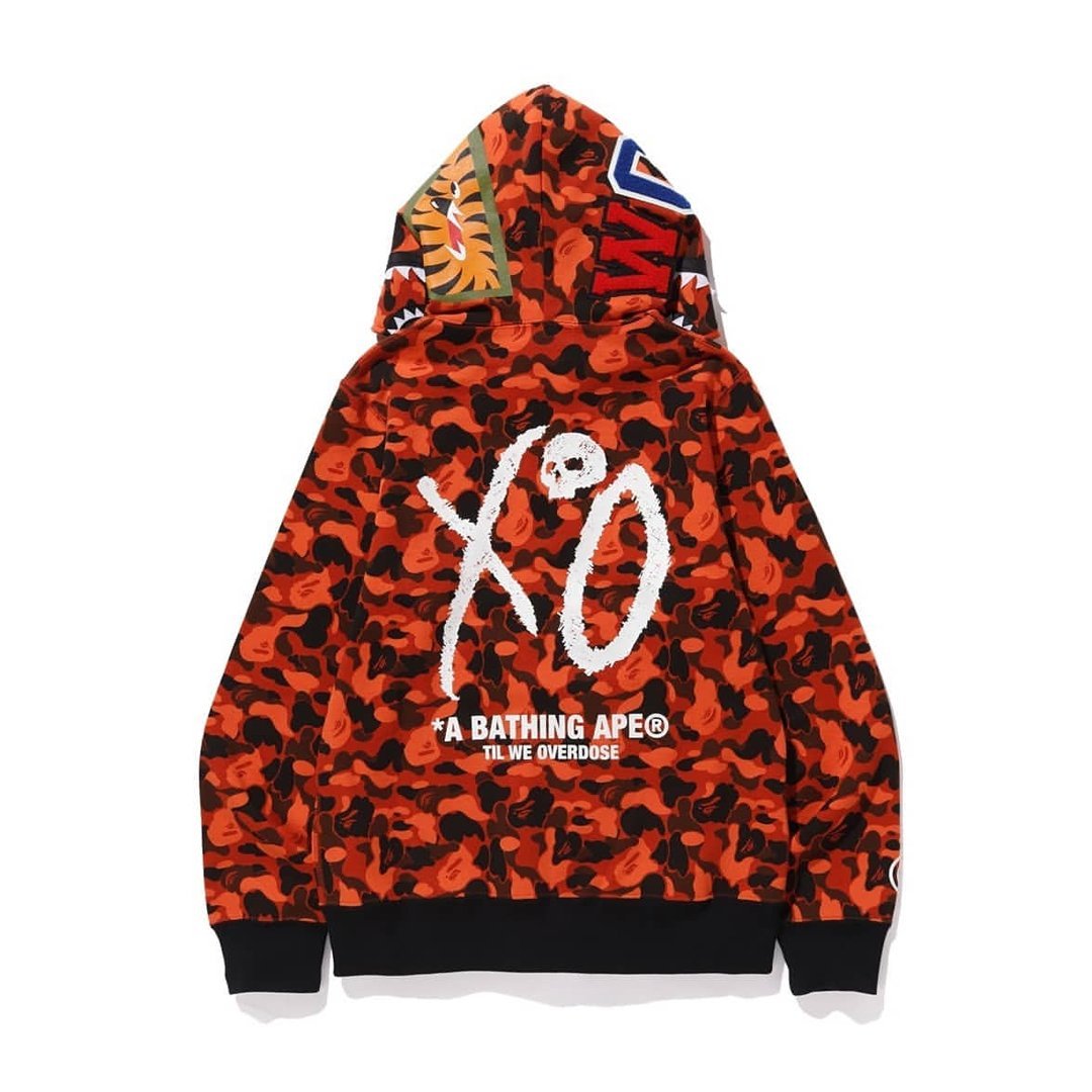 Bape x XO Camo Full Zip Hoodie