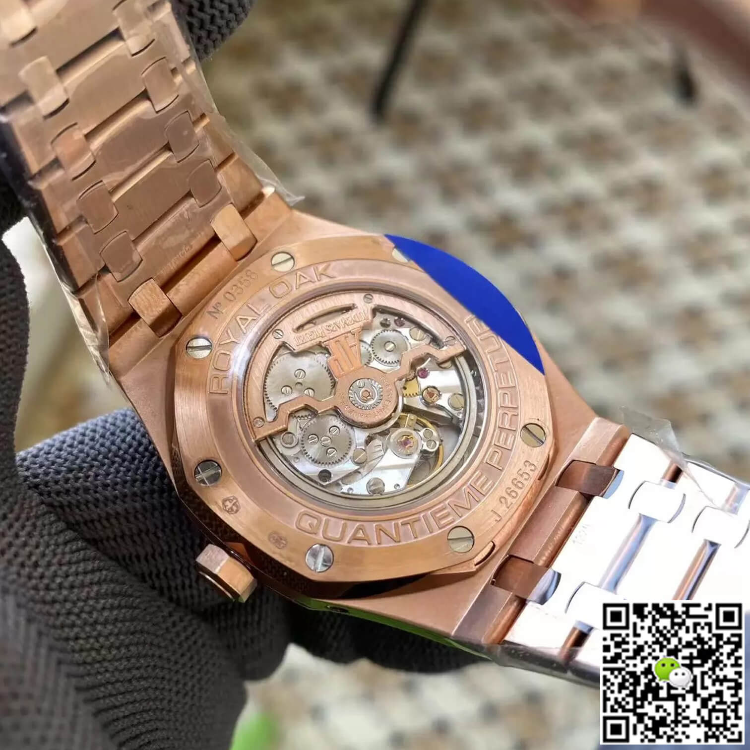 Replica Audemars P1g*et Royal Oak 26584OR.OO.1220OR.01 1:1 Best Edition APS Factory Gold Dial