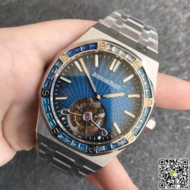 Replica Audemars P1g*et Royal Oak Tourbillon 26521PT.YY.1220PT.01 1:1 Best Edition R8 Factory D1am0nd Bezel
