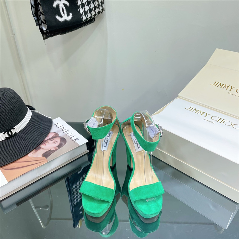 J1m*y Ch00 block heel sandals