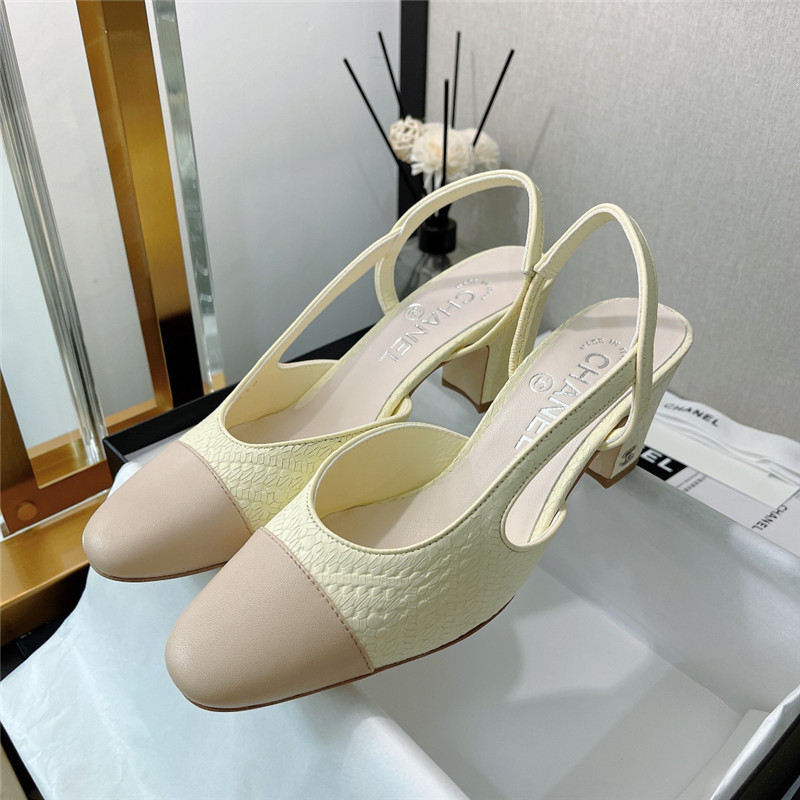 Ch**el Slingback Dupe heels sandals