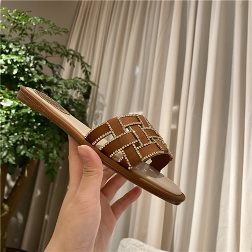 rene caovilla flat slippers