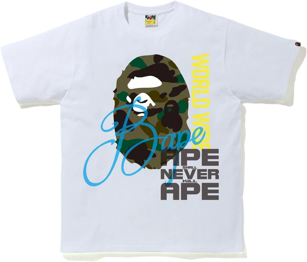 Bape World Wide Classic T Shirt Y12