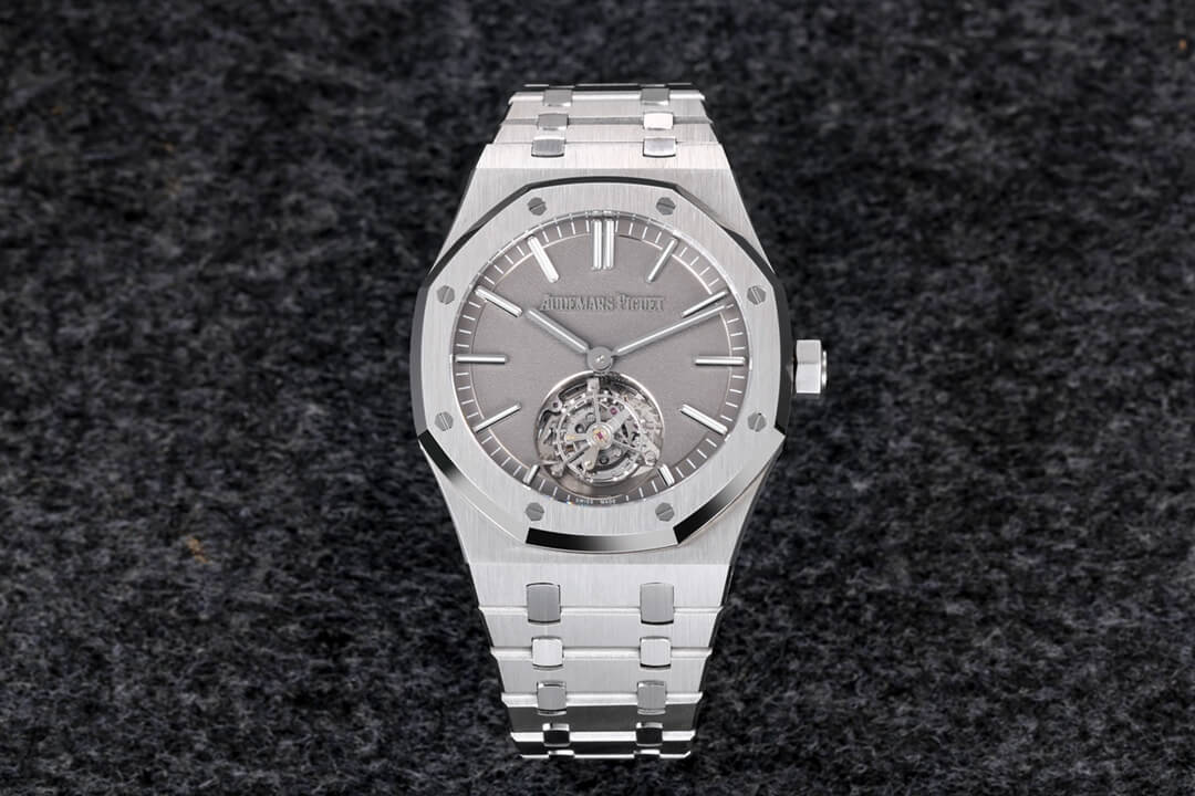 Replica Audemars P1g*et Royal Oak Tourbillon 26530TI.OO.1220TI.01 1:1 Best Edition R8 Factory Dark Grey Dial