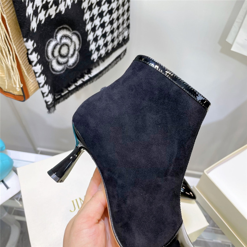 J1m*y Ch00 high heel ankle boots