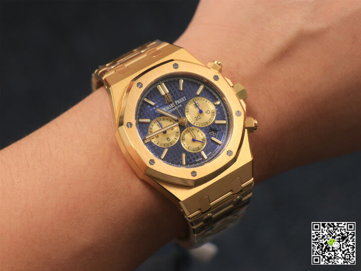 Replica Audemars P1g*et Royal Oak Chronograph 26331BA.OO.1220BA.01 1:1 Best Edition OM Factory Yellow Gold