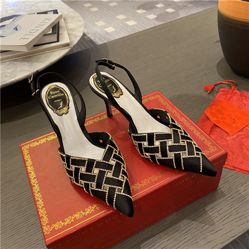 rene caovilla heel sandals