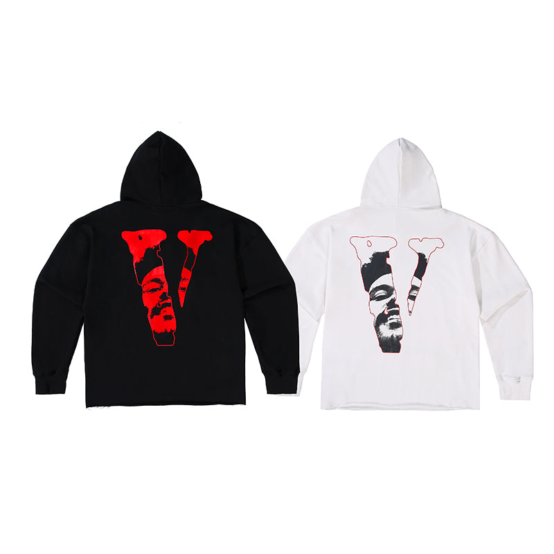 Vlone x The Weeknd Hoodie After Hours Blood Drip Sweatshirt 6667