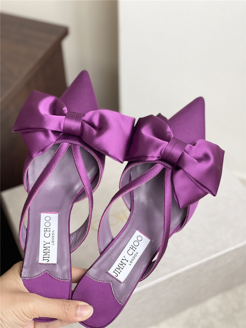 J1m*y Ch00 bow heels dupe bow-embellished sandals