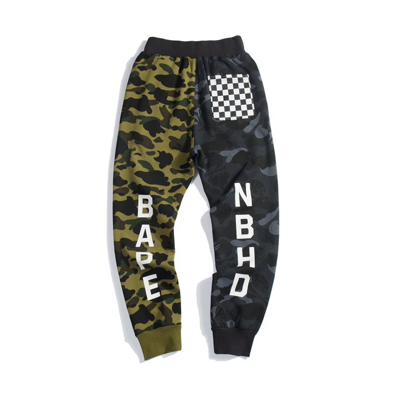 BAPE Shark Track Pants Sweatpants Camo HDCP8701