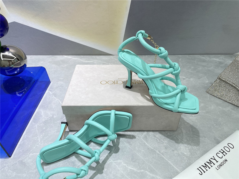 J1m*y Ch00 Pearl Heels Dupe square toe sandals