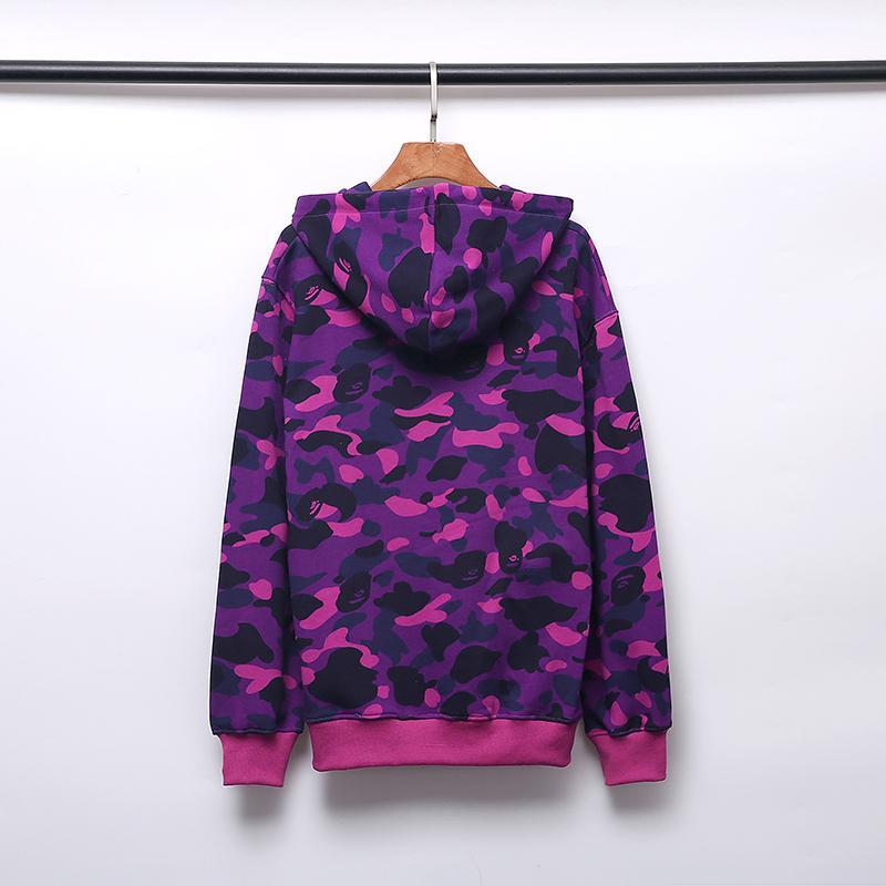 BAPE Color Camo College Pullover Hoodie
