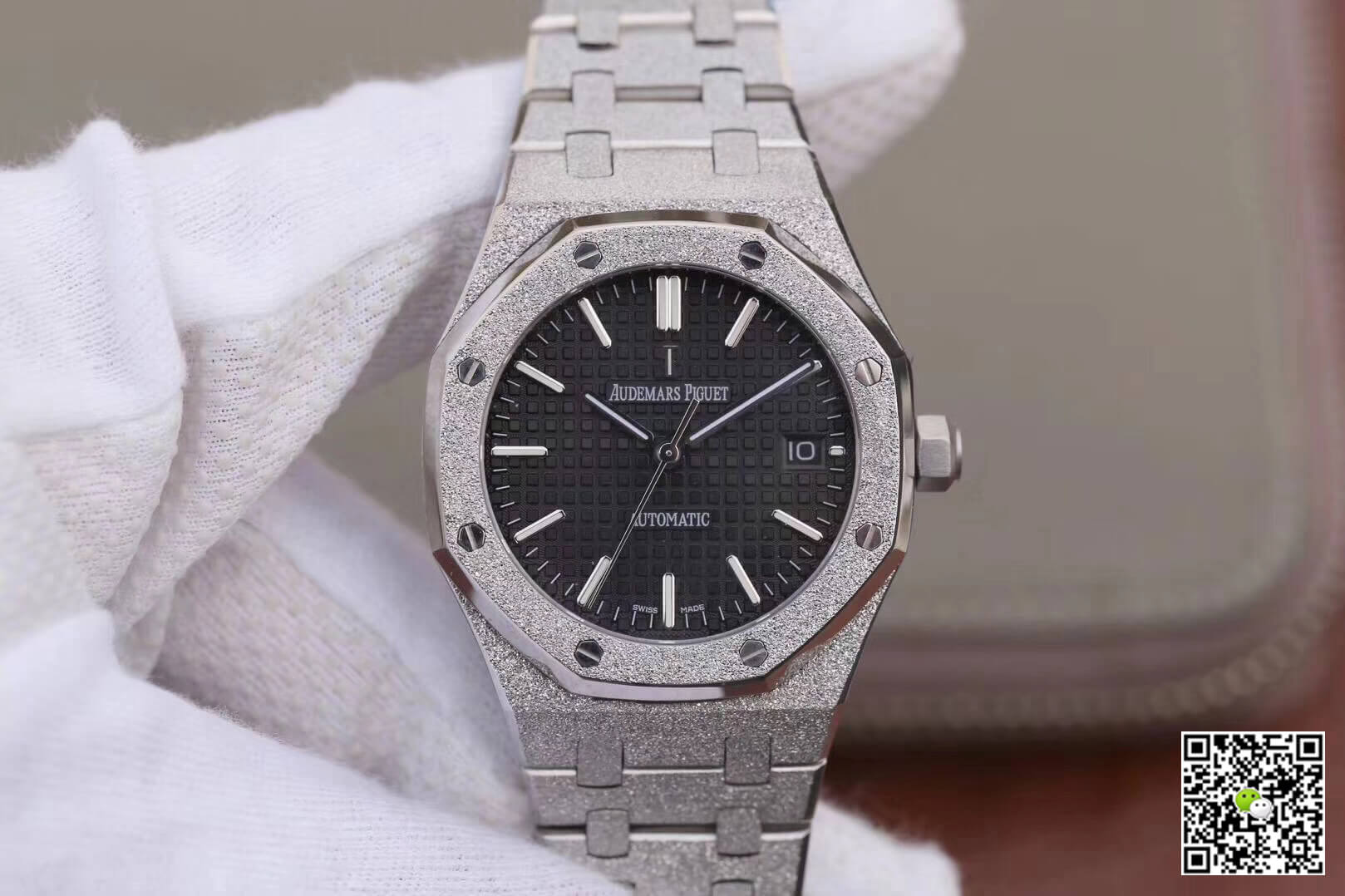 Replica Audemars P1g*et Royal Oak 15454BC.GG.1259BC.01 1:1 Best Edition JH Factory Black Dial