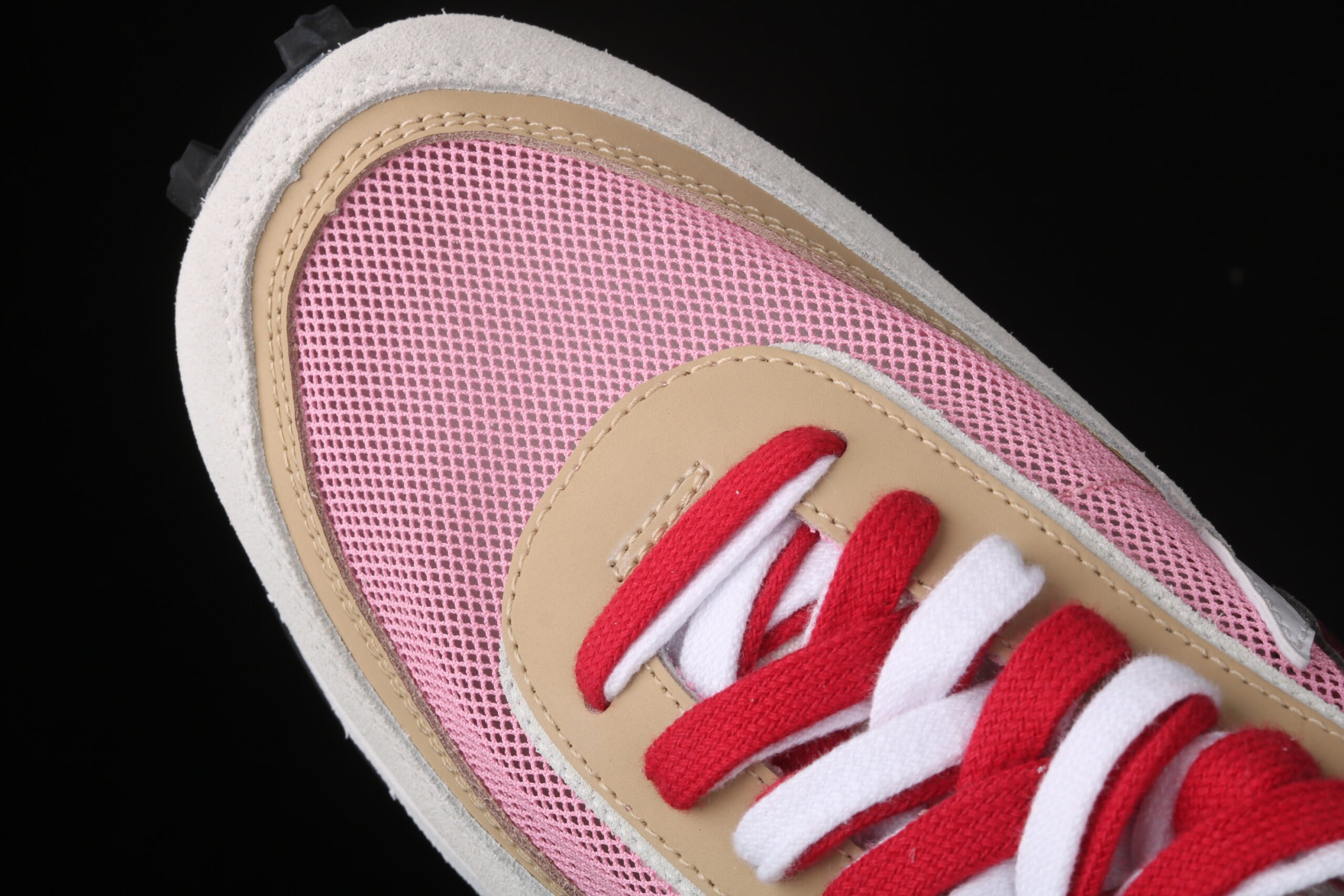 Sacai x Nk LVD Waffle Daybreak, Swoosh Pink Grey White