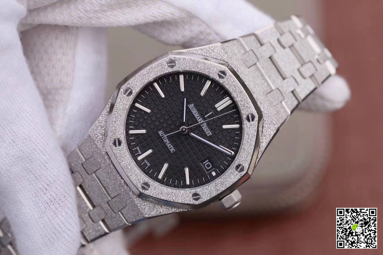 Replica Audemars P1g*et Royal Oak 15454BC.GG.1259BC.01 1:1 Best Edition JH Factory Black Dial