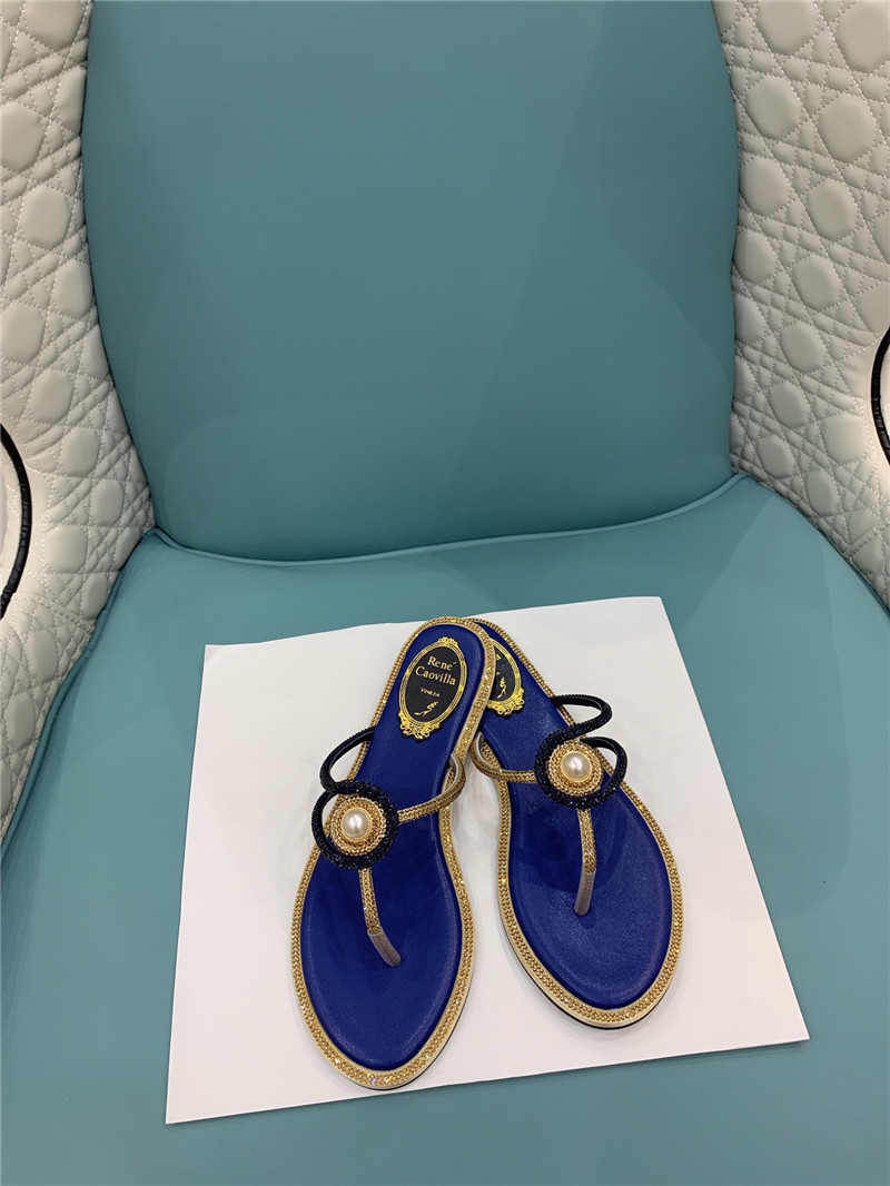 René Caovilla slippers sandals