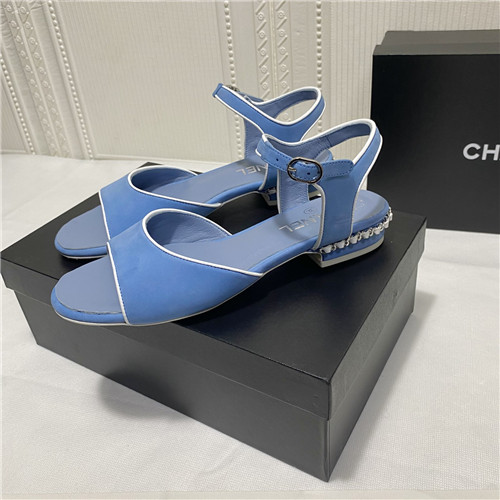 Ch**el Flat Dupes sandals womens