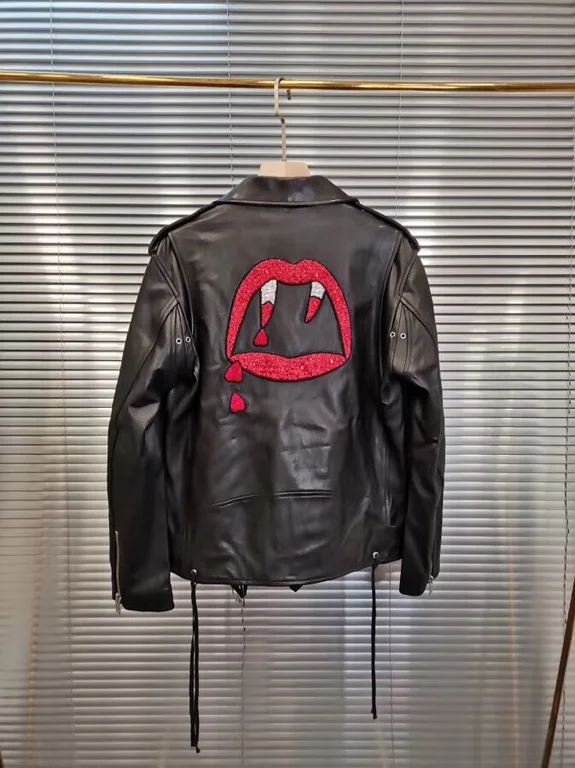 Sa1nt Lau*nt Replica Real Leather Jacket