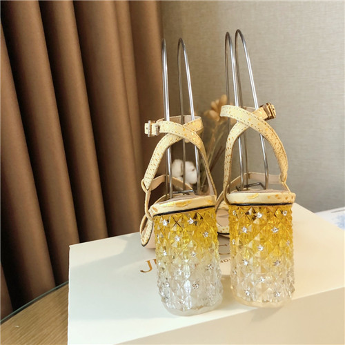 J1m*y Ch00 block heels sandals