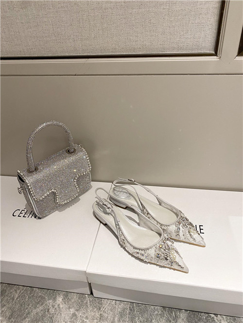 rene caovilla flat sandals