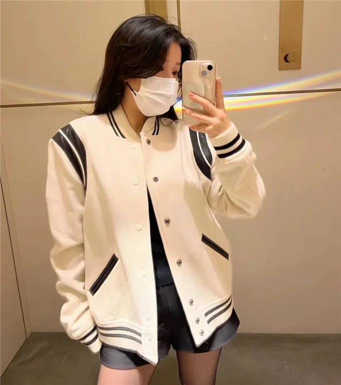 2022ss Sa1nt Lau*nt Jacket