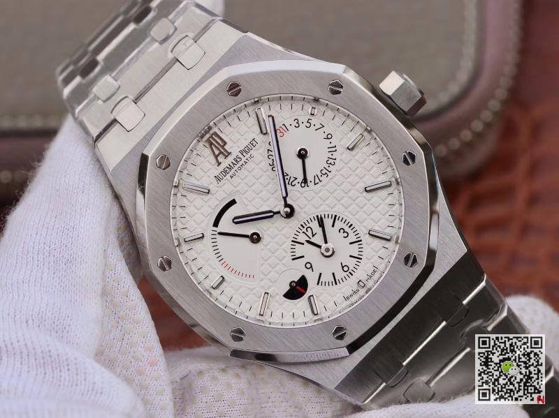 Replica Audemars P1g*et Royal Oak 26120ST.OO.1220ST.02 TWA Factory 1:1 Best Edition Swiss ETA2329 White textured dial