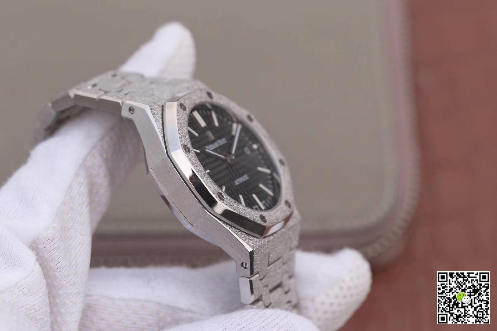 Replica Audemars P1g*et Royal Oak 15454BC.GG.1259BC.01 1:1 Best Edition JH Factory Black Dial