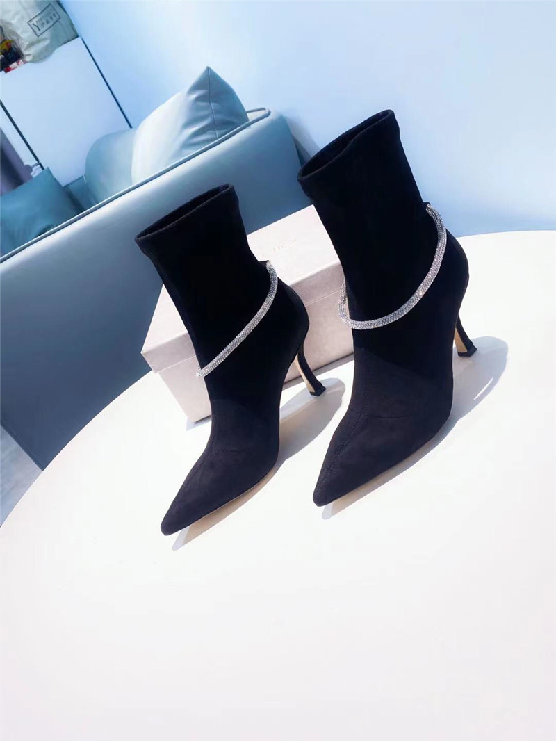 J1m*y Ch00 high heel stretch boots